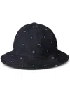 Maison Michel Mara Denim Hat In Blue