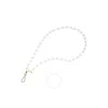 Maison Michel Martine White Pearls Shoulder Strap In White