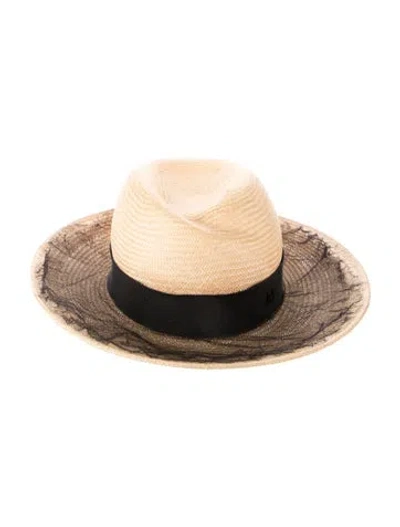 Pre-owned Maison Michel Mesh Straw Hat
