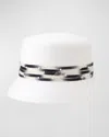 Maison Michel Mini New Kendal Wool-felt Bucket Hat In Snow White