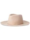 Maison Michel Miren Fedora Hat In Neutrals