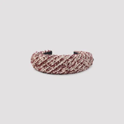 Maison Michel Miwa 3d Head Accessory In Brown