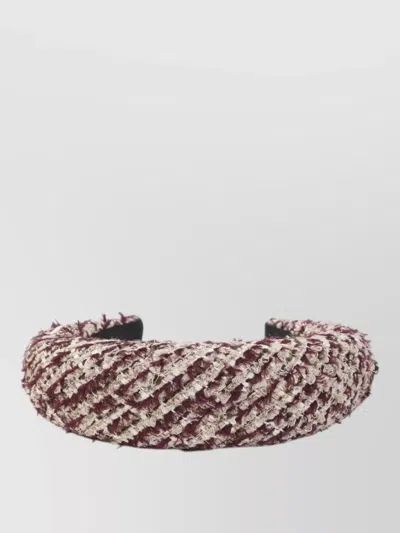 Maison Michel Miwa 3d Headwear Adjustable Textured Design In Blue