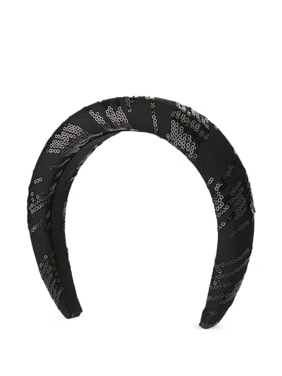 Maison Michel Miwa Headband In Black