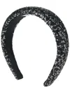 Maison Michel Stud-embellished Headband In Black
