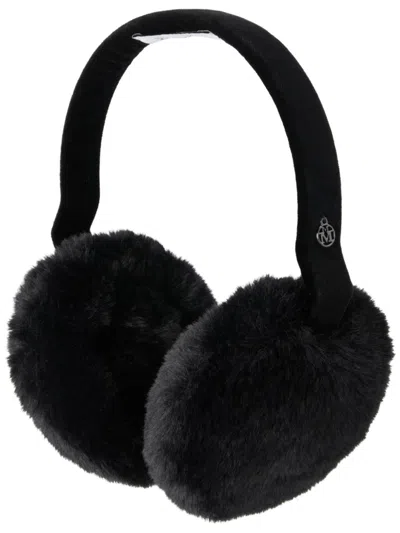 Maison Michel Morgana Ear Muffs In Black