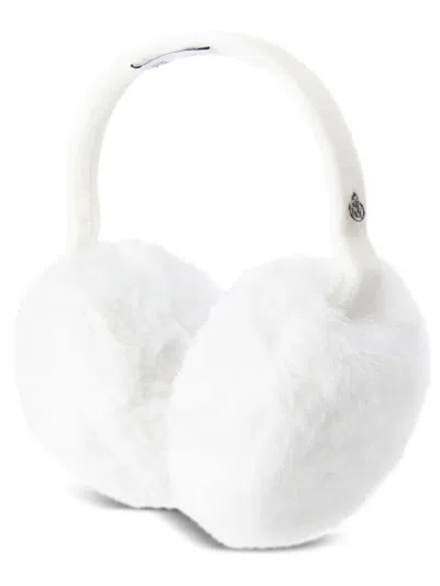 Maison Michel Morgana Earmuffs In White
