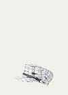 Maison Michel New Abbey Tweed Newsboy Cap In Multi