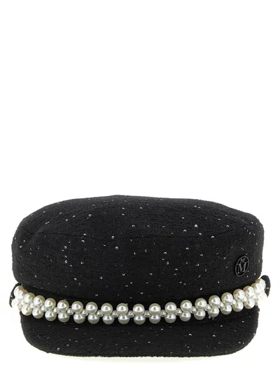 Maison Michel New Abby Hat In Black