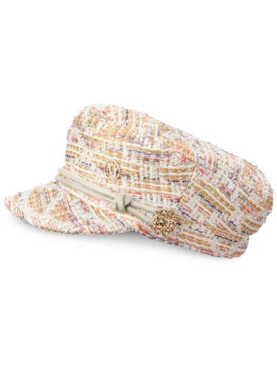 Maison Michel New Abby Sailor Cap In Braun