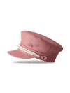 Maison Michel New Abby Sailor Hat In Pink