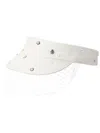 Maison Michel New Abby Veil Visor In White