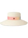 Maison Michel New Kendall Hat In Neutrals