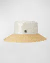 Maison Michel New Kendall Straw Cloche Hat In Natural