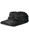 Maison Michel Sequin-embellished Cotton Cap In Black