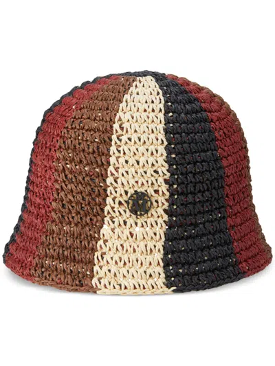 Maison Michel Pablo Bucket Hat In Brown