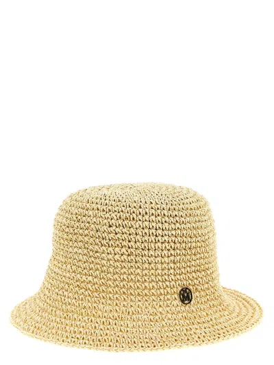 Maison Michel Pablo Hat In Neutral