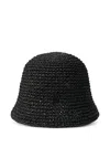 Maison Michel Pablo Logo Hat In Black