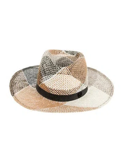 Pre-owned Maison Michel Paper Panama Hat In Neutral