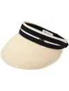 MAISON MICHEL PAT STRAW VISOR HAT