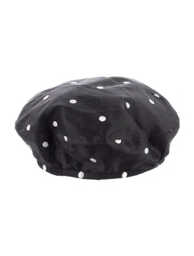 Pre-owned Maison Michel Polka Dot Beret In Multi