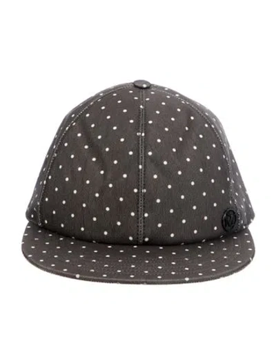 Pre-owned Maison Michel " Polka Dot " Pattern Baseball Cap In Black