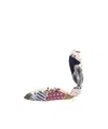 MAISON MICHEL PRINTED HEADDRESS
