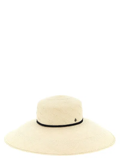 Maison Michel Rena Hat In Neutral