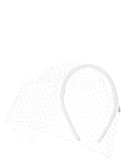 Maison Michel Resille Headband In White