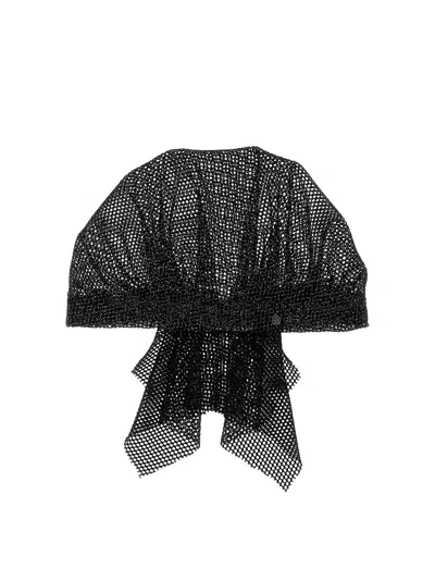 Maison Michel Riri Turban In Black