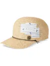 Maison Michel Roxy Decorative-stitching Cap In Neutrals