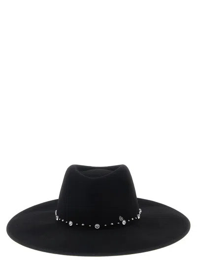 Maison Michel 'roy' Hat In Black