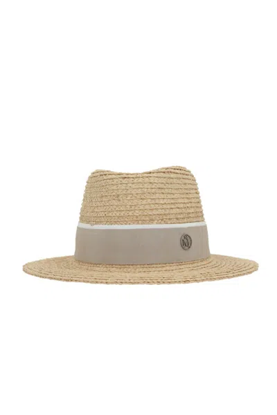 Maison Michel Scarfs In Neutral