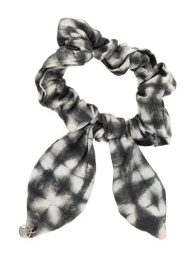 Pre-owned Maison Michel Scrunchie In White