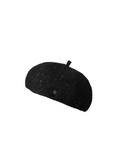 Maison Michel Sequin-embellished Hat In Black