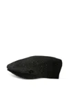 Maison Michel Sequined Beret In Black