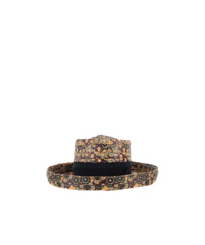Maison Michel Sonjador Canotier Hat In Black