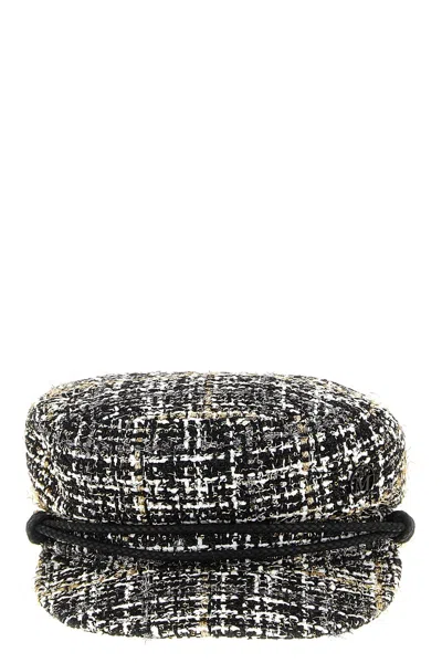 MAISON MICHEL 'STAGE SHINY TWEED' HAT