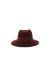 Maison Michel Stitching Detail Pullover Hat In Brown