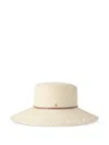 Maison Michel Straw Hat In Neutral