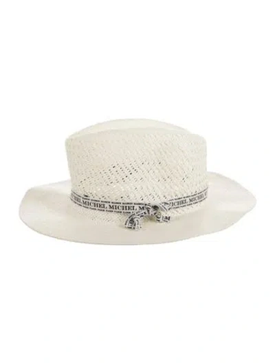 Pre-owned Maison Michel Straw Hat In Neutrals