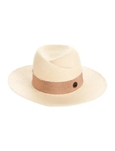 Pre-owned Maison Michel Straw Panama Hat In Neutral