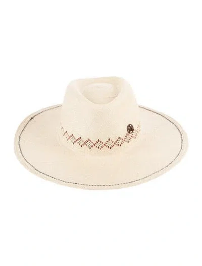 Pre-owned Maison Michel Straw Panama Hat In Neutrals