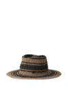 Maison Michel Straw Sun Hat In Multi