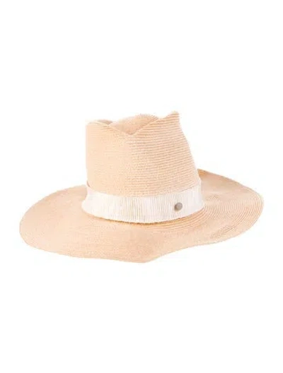 Pre-owned Maison Michel Straw Sun Hat In Neutral