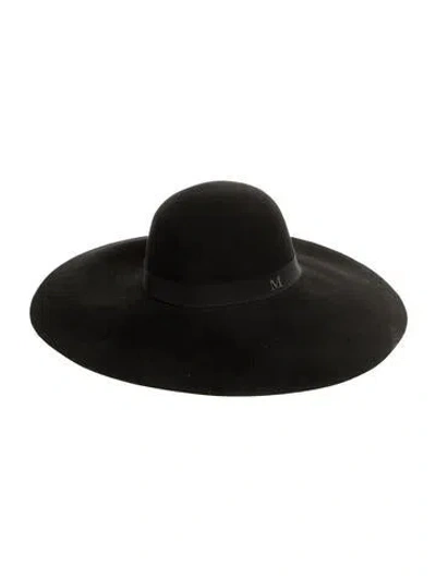 Pre-owned Maison Michel Sun Hat In Black