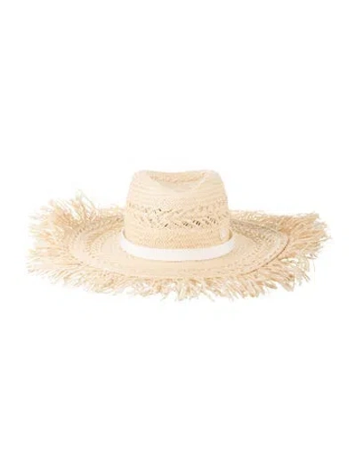 Pre-owned Maison Michel Sun Hat In Neutrals