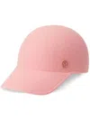 Maison Michel Tiger Appliqué-logo Baseball Cap In Pink