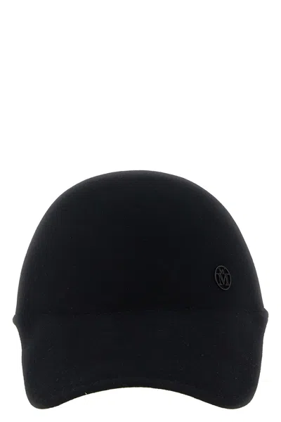 Maison Michel 'tiger' Cap In Nero