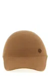 Maison Michel Cap Featuring A Curved Brim Design In Brown